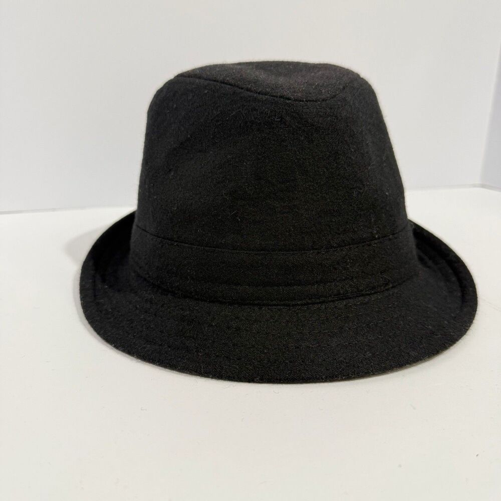 Milani Men Hat S/M Black 5% Wool 95 Polyester Designed in Italy - Picture 14 of 16